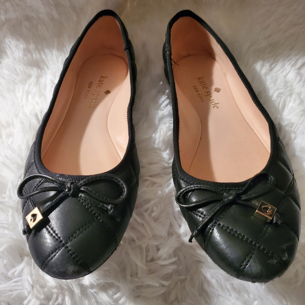 Kate Spade Quilted Pattern Flats